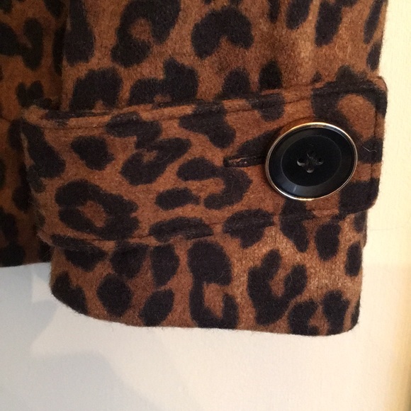 Leopard Double-faced Wool Jacket - Picture 6 of 10